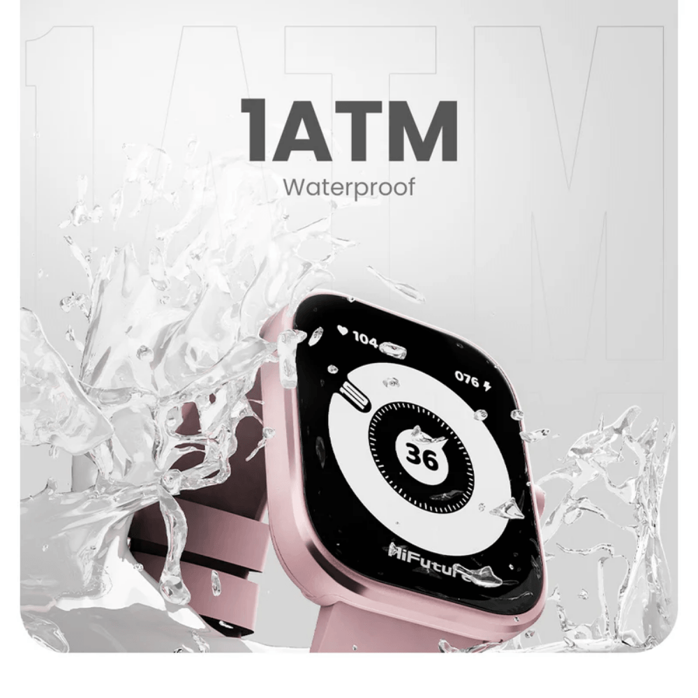 สมาร์ทวอทช์ HIFUTURE LUME PRO หน้าจอ AMOLED 1.85 นิ้ว สี TITANIUM